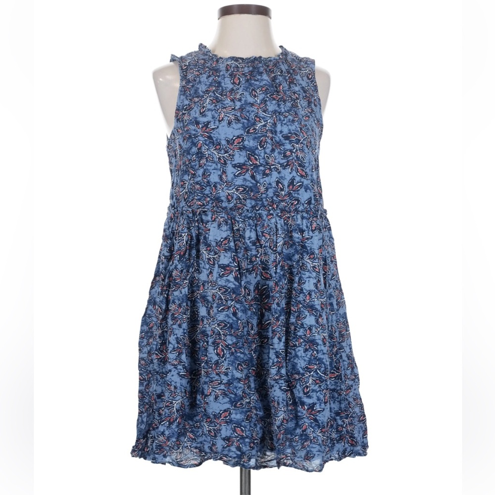 Lucky Brand Blue Floral Mini Dress